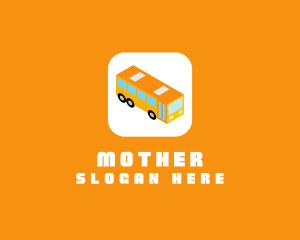 Toy Train - Bus Transport App logo design