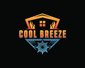 Fire Ice Air Conditioning  logo design