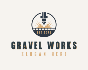 Industrial CNC Laser logo design