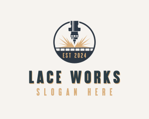 Industrial CNC Laser logo design