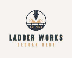 Industrial CNC Laser logo design