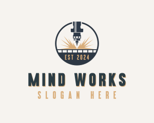 Industrial CNC Laser logo design