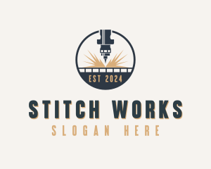 Industrial CNC Laser logo design