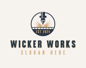 Industrial CNC Laser logo design