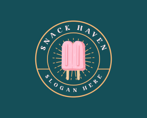 Popsicle Ice Cream logo design