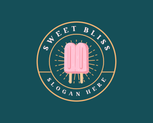 Popsicle Ice Cream logo design