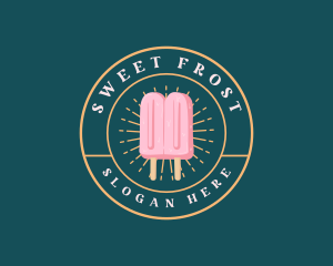 Popsicle Ice Cream logo design