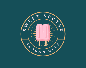 Popsicle Ice Cream logo design