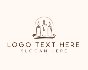 Craft - Scented Candle Light logo design