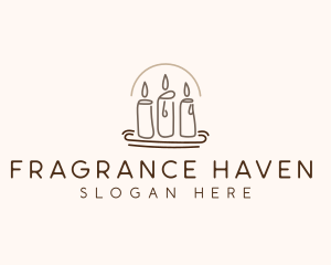 Scent - Scented Candle Light logo design