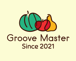 Farmers Market - Multicolor Vegetable Doodle logo design