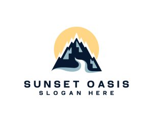 Sunrise Mountain Park logo design