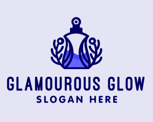 Glamourous - Feminine Perfume Fragrance logo design