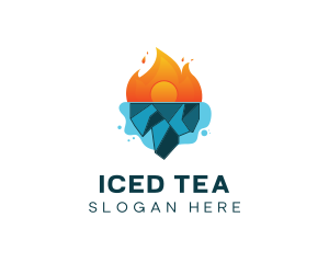 Ice Flame Thermal logo design