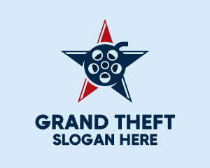 Production - American Star Film logo design