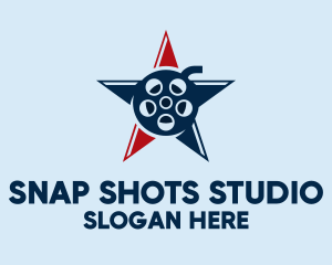 American Star Film logo design
