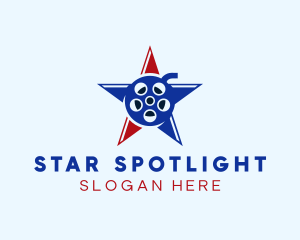 American Star Film logo design