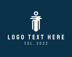 Ancient - Legal Consultant Pillar logo design