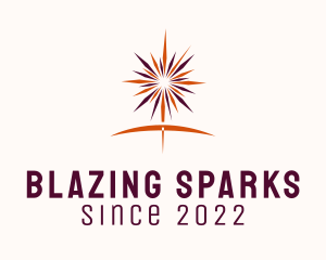 Pyrotechnics - Starburst Fireworks Festival logo design