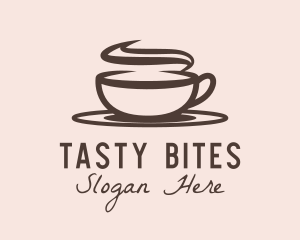 Steaming Hot Cappuccino Logo