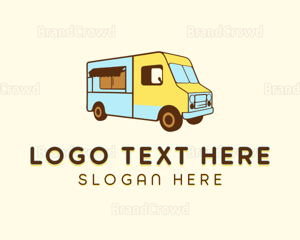 Food Truck Delivery Logo