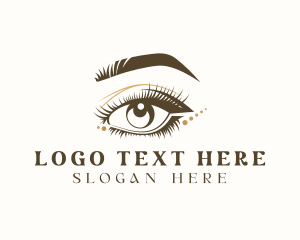 Lady - Beautiful Woman Eye logo design