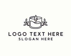 Interior Designer - Leaf Candle Spa logo design