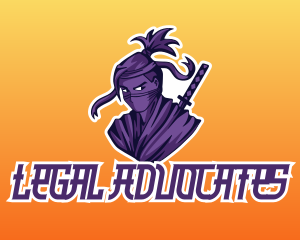 Esports - Purple Ninja Esports logo design