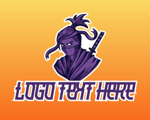 Esports - Purple Ninja Esports logo design