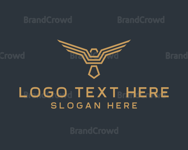 Premium Geometric Bird Logo