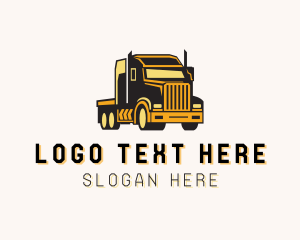 Construction Truck Mover logo design