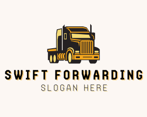 Construction Truck Mover logo design