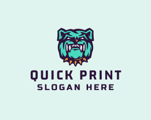 Pet Bulldog Esports logo design