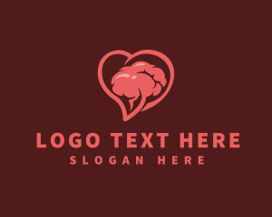 Think - Psychology Mind Love logo design