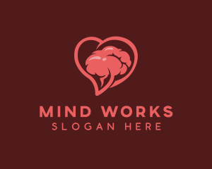 Psychology Mind Love logo design