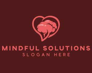 Psychology Mind Love logo design