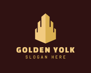 Golden Metropolis Building logo design