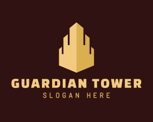 Golden Metropolis Building logo design