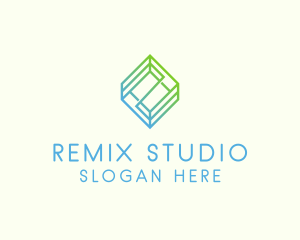 Design Studio Geometric Pattern logo design