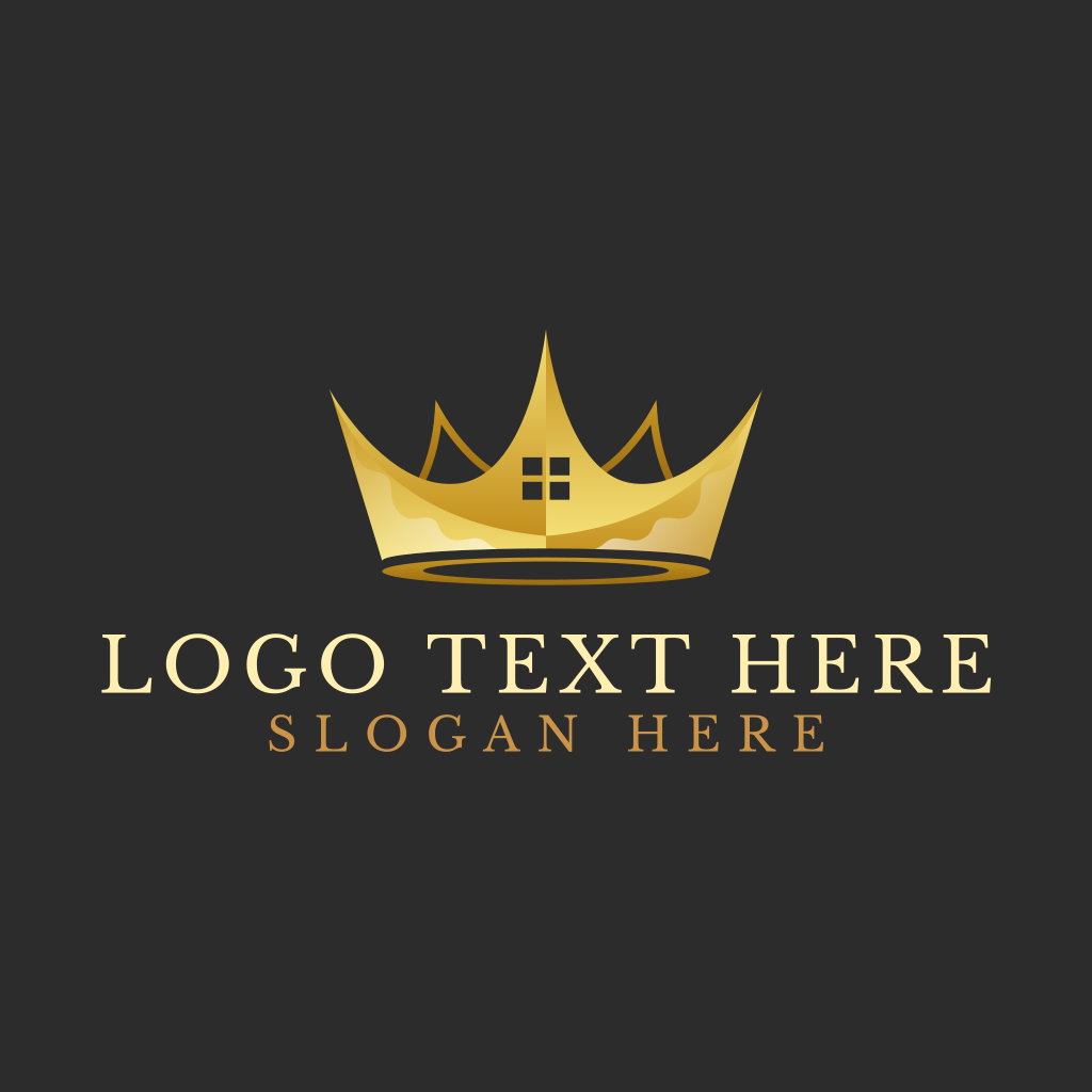 Golden Crown Real Estate Logo | BrandCrowd Logo Maker