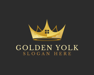 Golden Crown Real Estate logo design