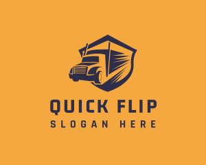 Fast Freight Truck logo design