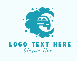 Detergent - Car Wash Cleaning Service logo design