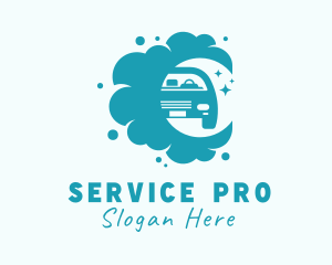 Car Wash Cleaning Service logo design