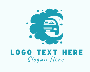 Clean - Car Wash Cleaning Service logo design