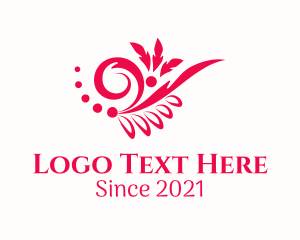Design - Ornamental Feather Decoration logo design