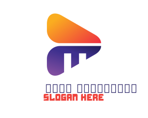 Colorful Media Arrow App Logo