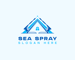 Pressure Washing Sanitation logo design