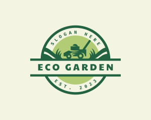 Lawn Mower Landscape Gardening logo design