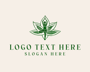 Meditation - Lotus Yoga Meditation logo design